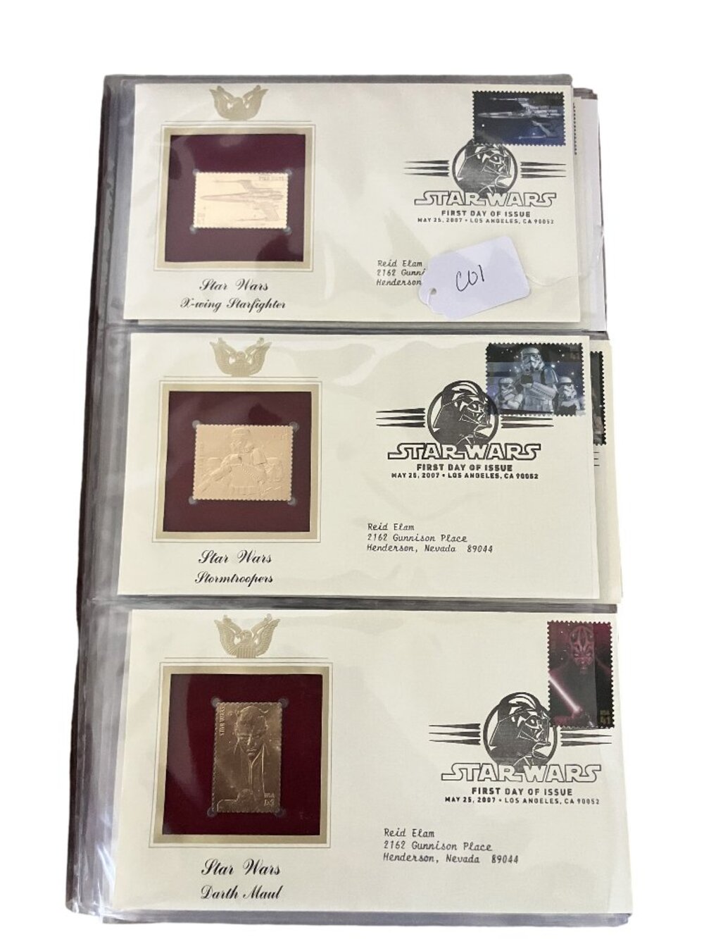 Star Wars First Day of Issue Collectible Covers 2007 Limited Edition Set